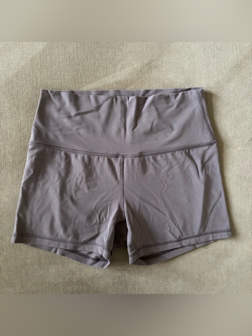 Lululemon sz 10 align shorts 4” graphite purple EUC